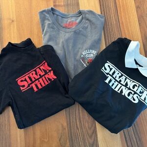 3 Pieces Size S ‘Stranger Things' Graphic Tee